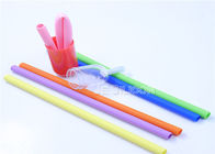 Business Trips Using Food Grade Silicone Straws FDA Colorful  No Metal Aftertaste